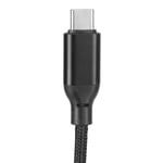 USB C To 3.5mm Sound Cable HiFi Stereo Plug And Play Weaved Type C To AUX Ma GDS