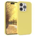 Phone Case for Apple iPhone 15 Pro Silicone Cover Protective Yellow