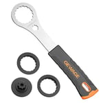 GEWAGE Bicycle Centre Lock Tool, Bicycle Bottom Bracket Key Compatible with Shimano Hollowtech II/BB9000, BBR60, M8000, Sram Dub, RaceFace, Cinch, Rotor BSA30, Hawk Racing, BB3086M (16 Notches*44mm)