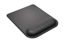 Kensington Tapis de Souris avec Repose-Poignets ErgoSoft, Noir - Rembourrage en Gel Anti-Dérapant, Alignement du Poignet, Certifié Sûr et Conforme