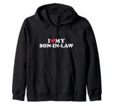 I love my son-in-law for mother-in-law Zip Hoodie