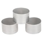 100Pcs Metal Candle Tin Tea Light Cup Case Tealight Holders For Wax Making