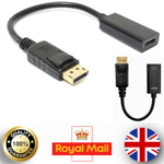 4k Display Port DP to HDMI Female Cable Adapter Converter DisplayPort for HDTV