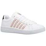 2024 K-Swiss Ladies Court Tiebreak Trainers Leather Sneakers Classic Tennis Shoe