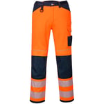 Portwest - Pantalon PW3 Hi-Vis Work Orange/Marine m - FR(44) - UK(34)