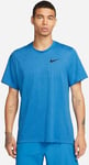 NIKE Men's Np Dri Fit Npc Burnout 3.0 T Shirt, Lt Photo Blue/Black, S UK