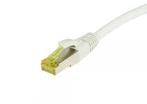 Patchkabel Rj45 Cat6a 500Mhz10m Vit Sstpsftp Tpelszhultraflex Awg26 Med Cat7 Råkabel Synergy 21