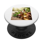 Demandez-moi sur l'huile d'argan - Maroc PopSockets PopGrip Adhésif