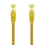 AISENS Câble réseau RJ45 LSZH Cat.7 600 MHz S/FTP PIMF AWG26, jaune, 1 m