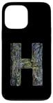 Coque pour iPhone 13 Pro Max Lettre H de l'alphabet