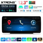 Xtrons 12,3" Android soitin Mercedes