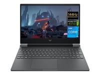 Victus by HP Laptop 15-fa1017nf - Intel Core i5 - 12500H / jusqu'à 4.5 GHz - Win 11 Home - GF RTX 4050 - 16 Go RAM - 512 Go SSD NVMe, TLC - 15.6" IPS 1920 x 1080 (Full HD) @ 144 Hz - Gigabit Ethernet - Wi-Fi 6, Bluetooth - argent mica, chrome noir (logo)