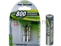 Panasonic Recharge Accu Power Aaa, 800 Mah, Aaa, Nickel-Metallhydrid (Nimh), 1,2 V, 2 Styck, 800 Mah