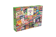 1980s Sweet Memories | 1000 Piece Jigsaw Puzzle | London Map Puzzle | Sustainable Puzzle for Adults | Premium 100% Recycled Board | Great Gift for Adults | Gibsons Games