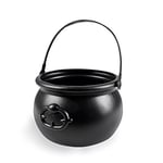 Boland 10101835 Black Magic Cauldron (19x13 cm) Made of Plastic, Unisex, M (19x13cm)