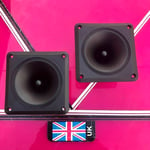 Piezo Tweeters (Pair) Large Square 110mm x 110mm disco speaker replacement horn 