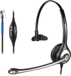 Casque téléphonique monaural RJ9 avec Microphone antibruit