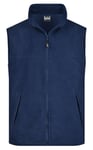 Gilet Sans Manches Bodywarmer Polaire Homme - Jn045 - Bleu Marine