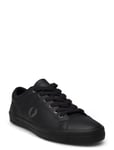 Fred Perry Baseline Leather Svart