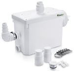 Sanigo - Broyeur Sanitaire Silencieux 400W suspendu Panneau de Réparation Accessible 35dB