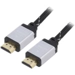 Cable hdmi 2.0 male des deux cotes 1m noir