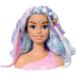 Barbie Fairytale Deluxe Makeup Head Barbie kreativa tillbehör HMD82