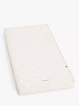 The Little Green Sheep Twist Natural Dual Sided Cotbed Mattress, Medium, 132 x 70cm