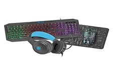 Fury ThunderStreak 3.0 Combo Gaming Clavier + Souris + écouteurs + Tapis