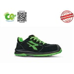 Chaussures de sécurité basses canyon uk esd S1P src - Noir/Vert 36