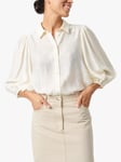 Soaked In Luxury Leodora Cropped Sleeve Buttons Shirt