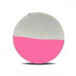 Double Color White & Pink Makeup Blender Sponge–Dual-Use for Dry/Wet Large Round