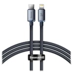 Baseus USB-C til Lightning-ladekabel 20W, 480mbps, 1,2m - Svart