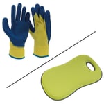 Pack agenouilloir à mémoire de forme et gants de jardin