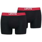 Lot de 2 Boxers Levi's® coton biologique noir