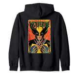 Marvel Studios X-Men ’97 Wolverine Claws Snikt Retro Vintage Zip Hoodie