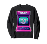 Child of The 1980's Arcade Machine Retro Gamer Sweatshirt