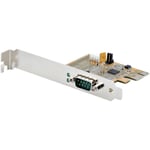 STARTECH PCIE SERIAL PORT CARD - 16C1050 UART 5V/12V STATUS LIGHTS CTLR