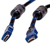 HDMI-kaapeli - HDMI, 5m, 1.4 ver., Nylon