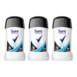 Sure Invisible Aqua Deodorant Stick 40ml x 3