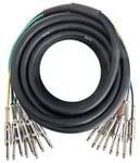 Pronomic Stage MJJ8-6 Câble Jack Multicore (8), 10m