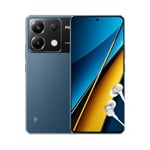 POCO X6 5G Blue - Smartphone 12+256GB, Snapdragon 7s Gen 2, 64MP triple camera, 6.67" 120Hz AMOLED display, dual speakers, 5100mAh, 67W turbo charging (UK Version + 2 Years Warranty)