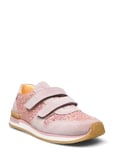 Shoes - Flat - With Velcro Låga Sneakers Pink ANGULUS