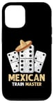 iPhone 12/12 Pro Mexican Train Master Domino Player Dominoes Lover Game Mens Case