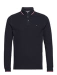 1985 Rwb Tipped Slim Ls Polo Tops Polos Long-sleeved Navy Tommy Hilfiger