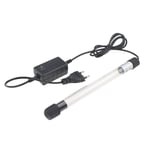 Aquarium Uv Sterilisator Light Dränkbar vattenrengöringslampa för damm akvarium Black