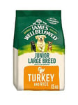 James Wellbeloved James Wellbeloved Junior Large Breed Dry Dog Food Turkey & Rice 15 Kg