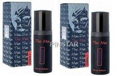 2 X THE MAN COBALT EAU DE TOILETTE 50ML MENS MILTON LLOYD AFTERSHAVE/SPRAY