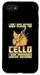 iPhone SE (2020) / 7 / 8 Cello Instrument Funny Playing Musical Lesson Case