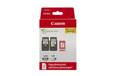 Canon PG-540 / CL-541 Genuine Ink Cartridges, Pack of 2 (1 x Black, 1 x Colour),