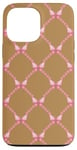 Coque pour iPhone 13 Pro Max étui pro max couleur désert mignon rose floral avec papillon